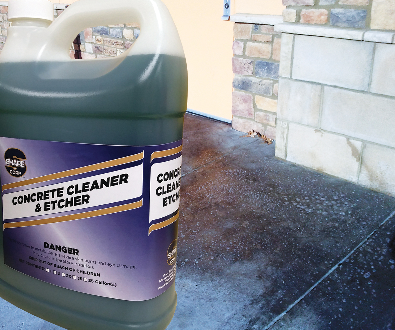 rust concrete cleaner